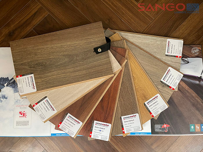 Mẫu xách tay sàn gỗ công nghiệp Kronoswiss Thụy sĩ