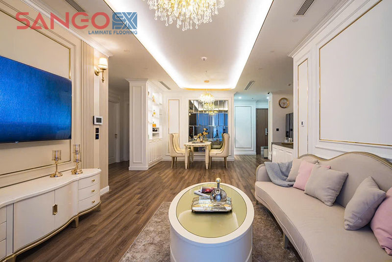 Dịch vụ thi công sàn gỗ công nghiệp giá rẻ tại sango9x