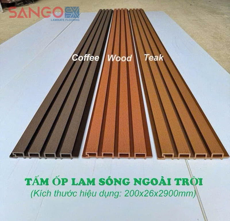 Tấm ốp lam sóng ngoài trời