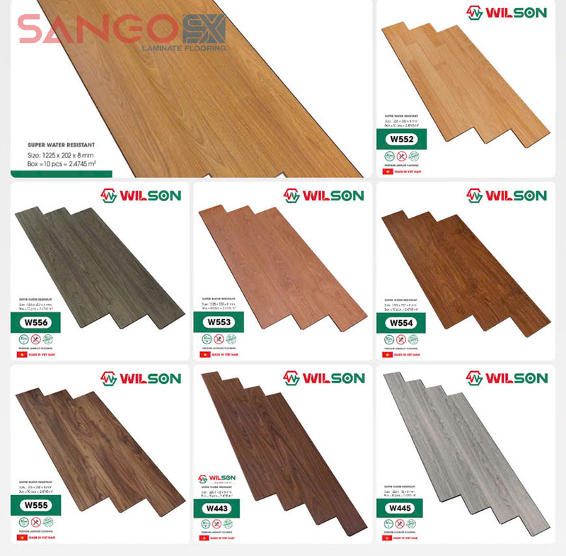 Sàn gỗ Wilson 8mm