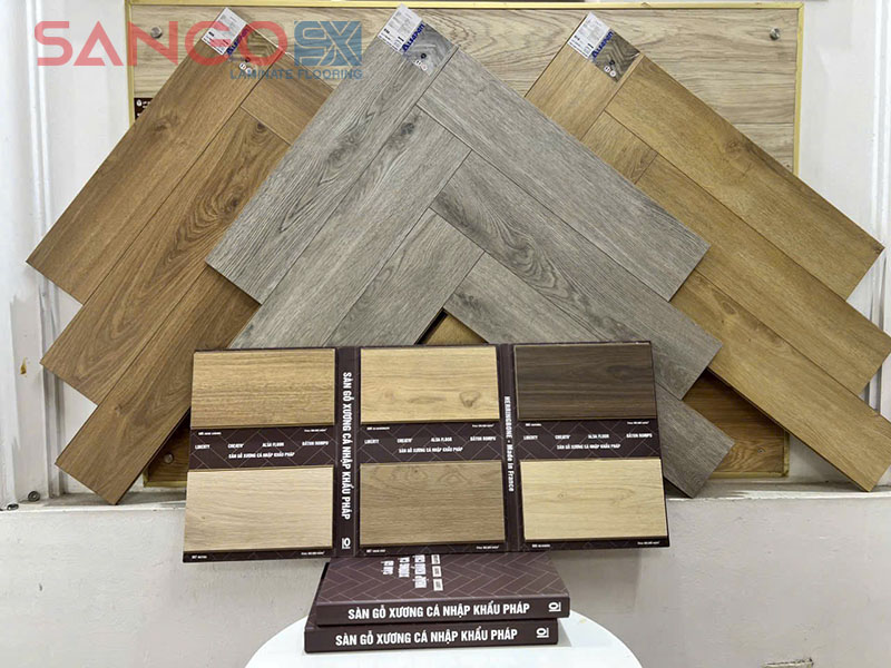 Mẫu sàn gỗ xương cá nhập khẩu từ Pháp